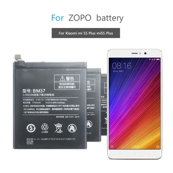 

BM37 Mobile Phone Battery for Xiaomi Mi 5S Plus MI5S Plus Replacement Battery BM37 3800mAh