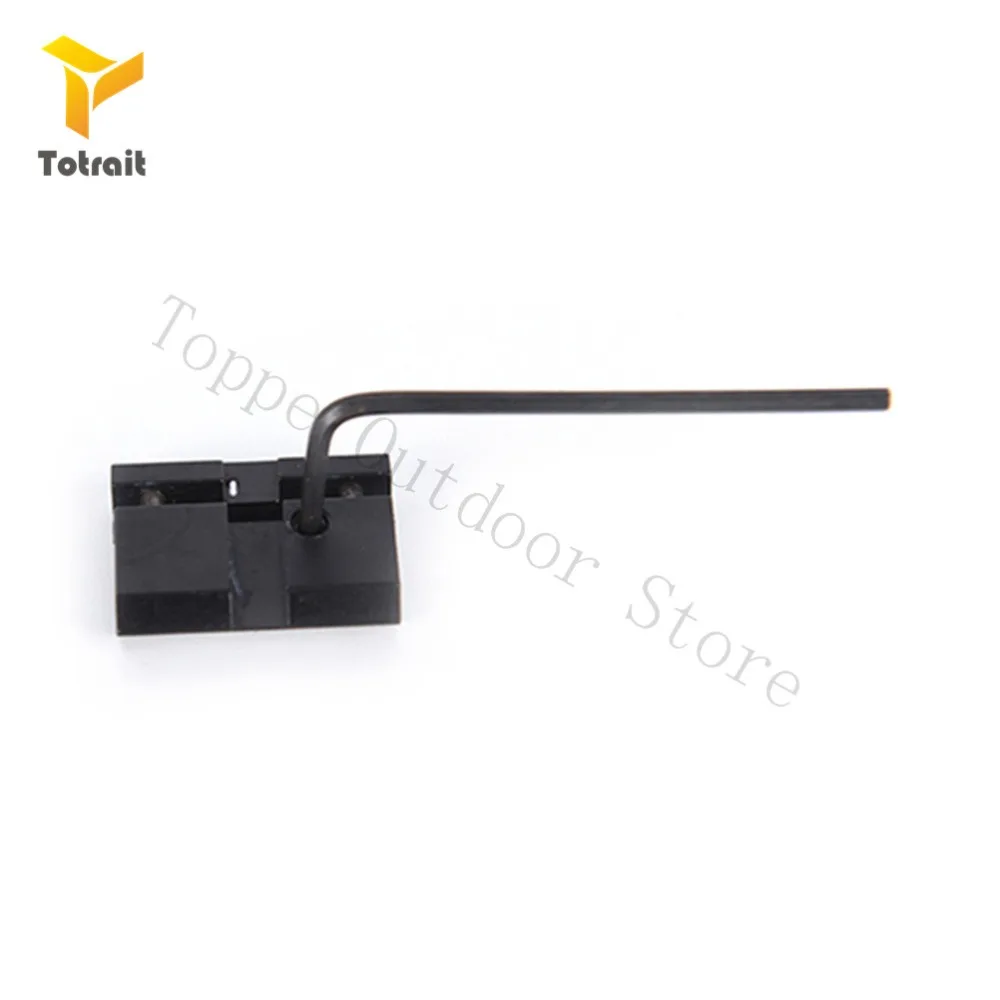 TOtrait Dovetail to Weaver Picatinny Adapter Snap In Rail Adapter 11mm to 21mm Adapter With Hex Wrench