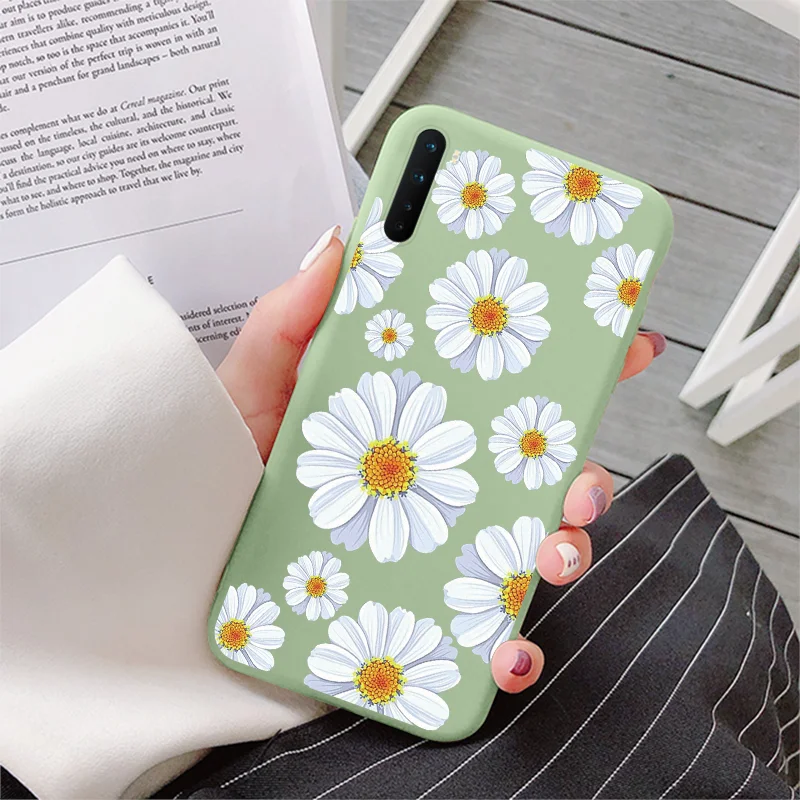 flip cover For OnePlus Nord Case 6.44" Phone Cover Soft Silicone Cases For One Plus Nord OnePlusNord 1+Nord Flower Protective Fundas Cover iphone waterproof bag Cases & Covers