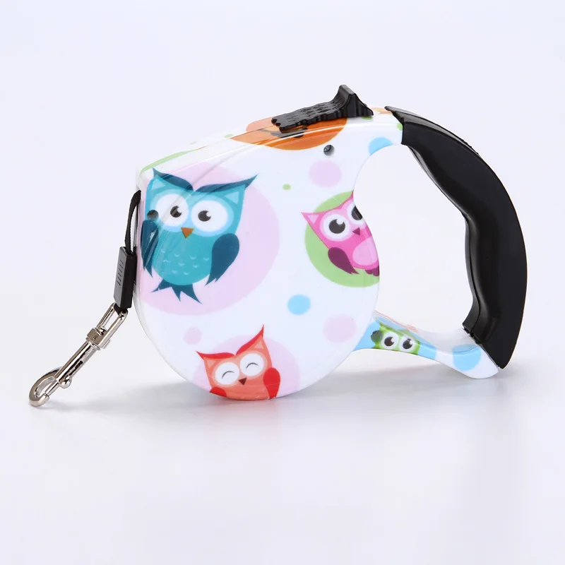 5M Colorful Retractable Dog Leash Extending Puppy Walking Leads Pet Dog Running Leashes Hands Freely Great For Walking Dog 
