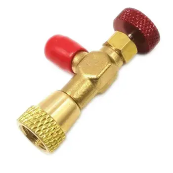 

Adeeing R22 R410A Refrigeration Charging Adapter for 1/4in Safety Valve Service(1 R22,1 R410A)