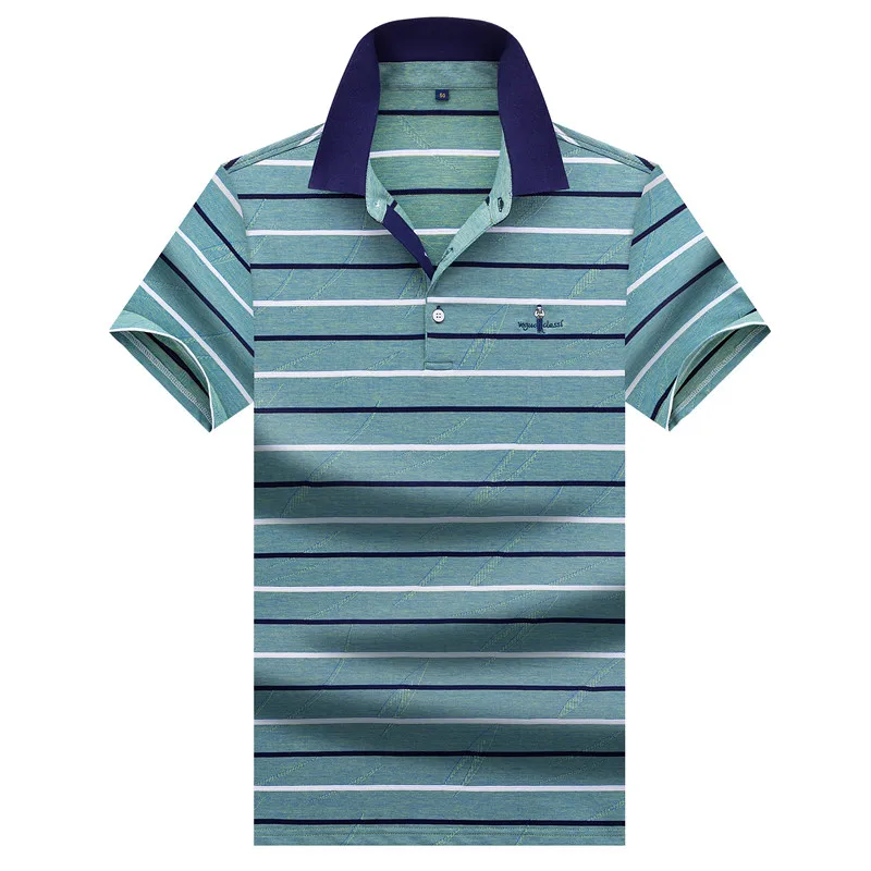 Роскошная брендовая мужская рубашка поло Tace Shark US, повседневная мужская рубашка поло с коротким рукавом, классические рубашки поло в полоску