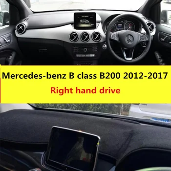 

car dashboard cover Rug for Benz B200 2012-2017 Protective Auto dashboard mat for Mercedes-benz B class Right hand drive