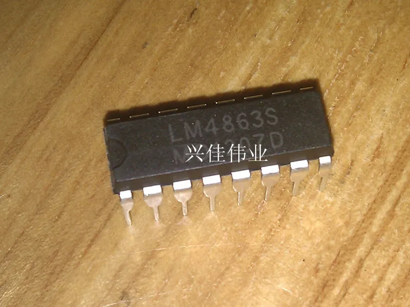 20 шт./лот LM4863 LM4863S LM4863N LM4863D DIP-16
