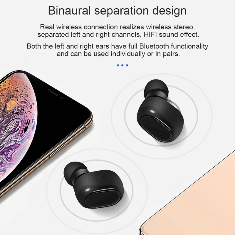 New M9 Waterproof Earphone TWS Wireless Bluetooth 5 0 Sports Earpiece Charging Box Binaural In ear Music Running Subwoofer HOT