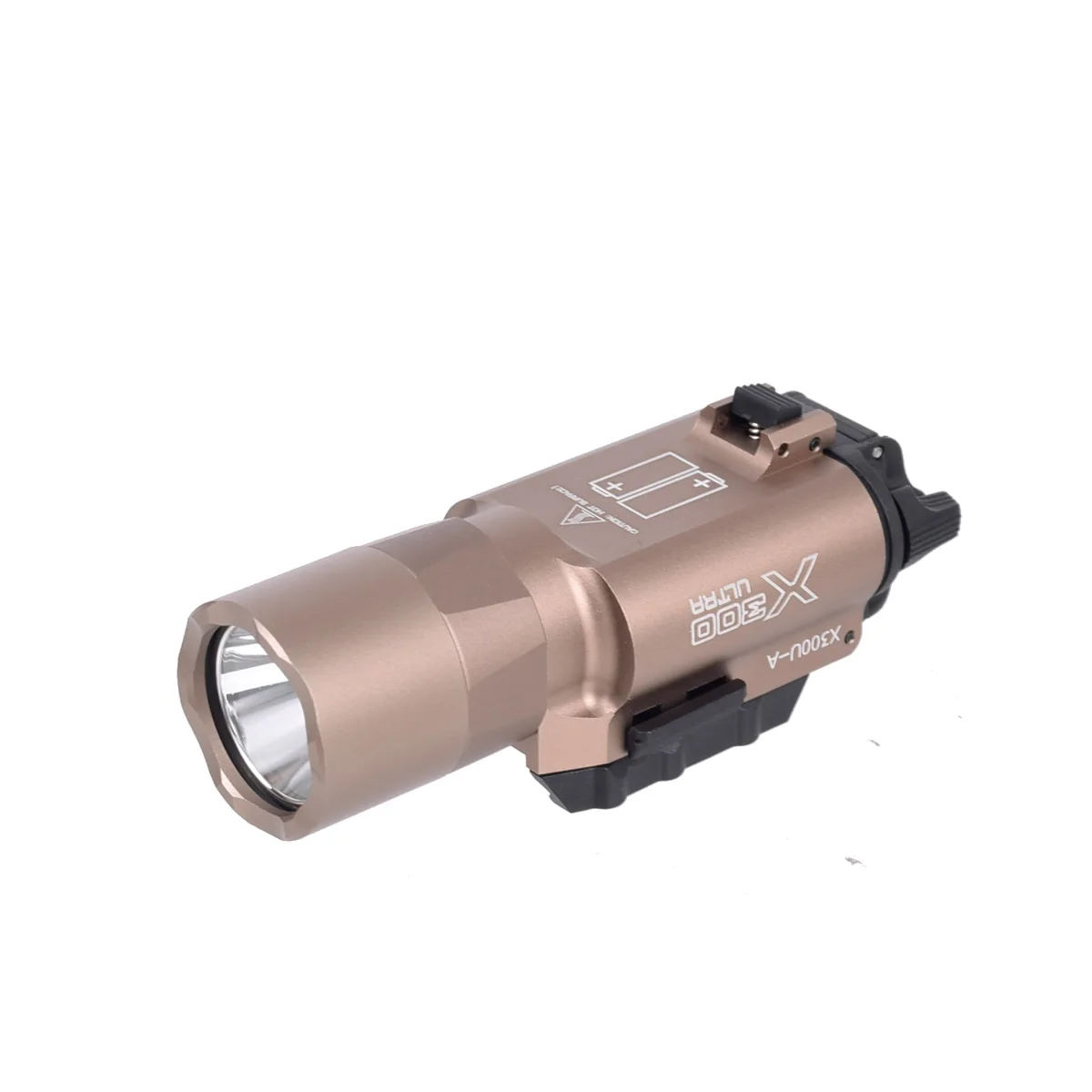 Details about   Ultra X300U 500LM LED Flashlight 20mm Picatinny Rail Torch for rifle Pistol gun 