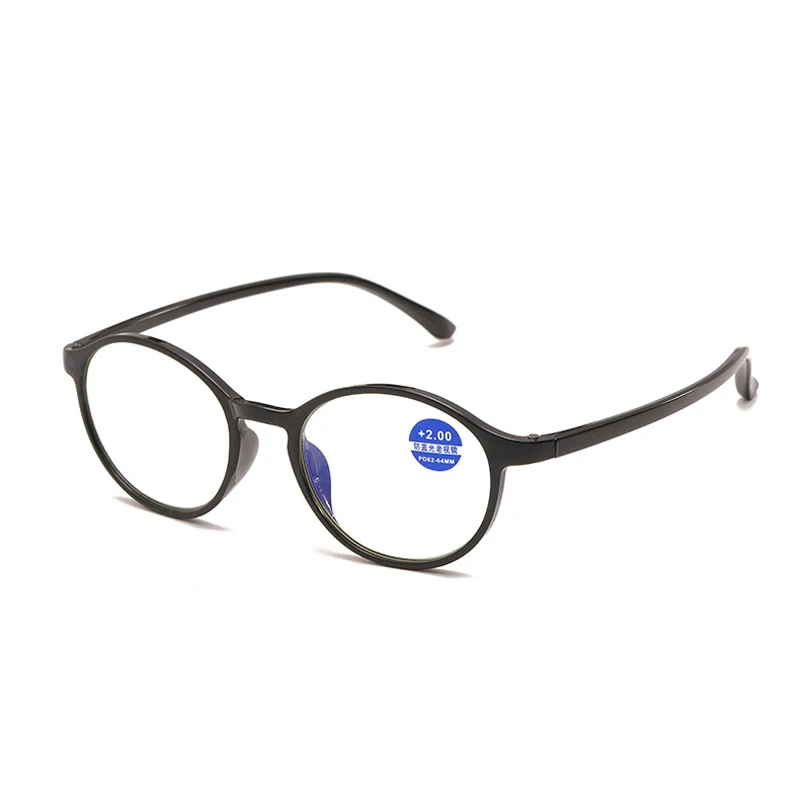 Очки для чтения Seemfly для мужчин и женщин TR90 ультралегкие прозрачные линзы из смолы с круглой оправой, пресбиопические очки для дальнозоркости, унисекс