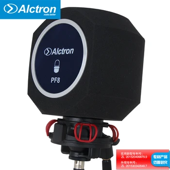 Alctron PF8/PF8 PRO Schermo per microfono da studio semplice Filtro acustico Microfono per registrazione Filtro anti-pop Copertura per microfono Riduzione del rumore Schiuma per protezione antivento
