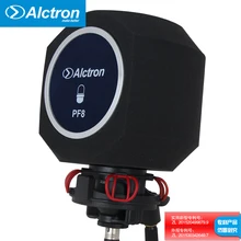 Alctron pf8/pf8 pro simples estúdio mic tela de gravação filtro acústico mic pop filtro mic capa redução ruído escudo do vento espuma