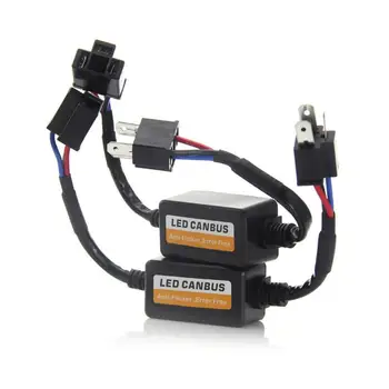 

1PC Headlight LED Canbus Decoder Canceller Error Free Resistor Anti Flicker Lamp Hoods Exterior Parts Auto Replacement Parts