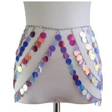 Металлическая блестящая кристальная Юбка со стразами, Женская мини-юбка с высокой талией и пайетками, вечерние юбки для ночного клуба