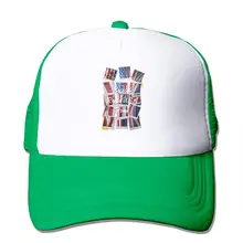 Британские корни США Домашняя британская флаг карта 3D принт Забавный арт макет унисекс сетка задняя Кепка Дальнобойщика черная