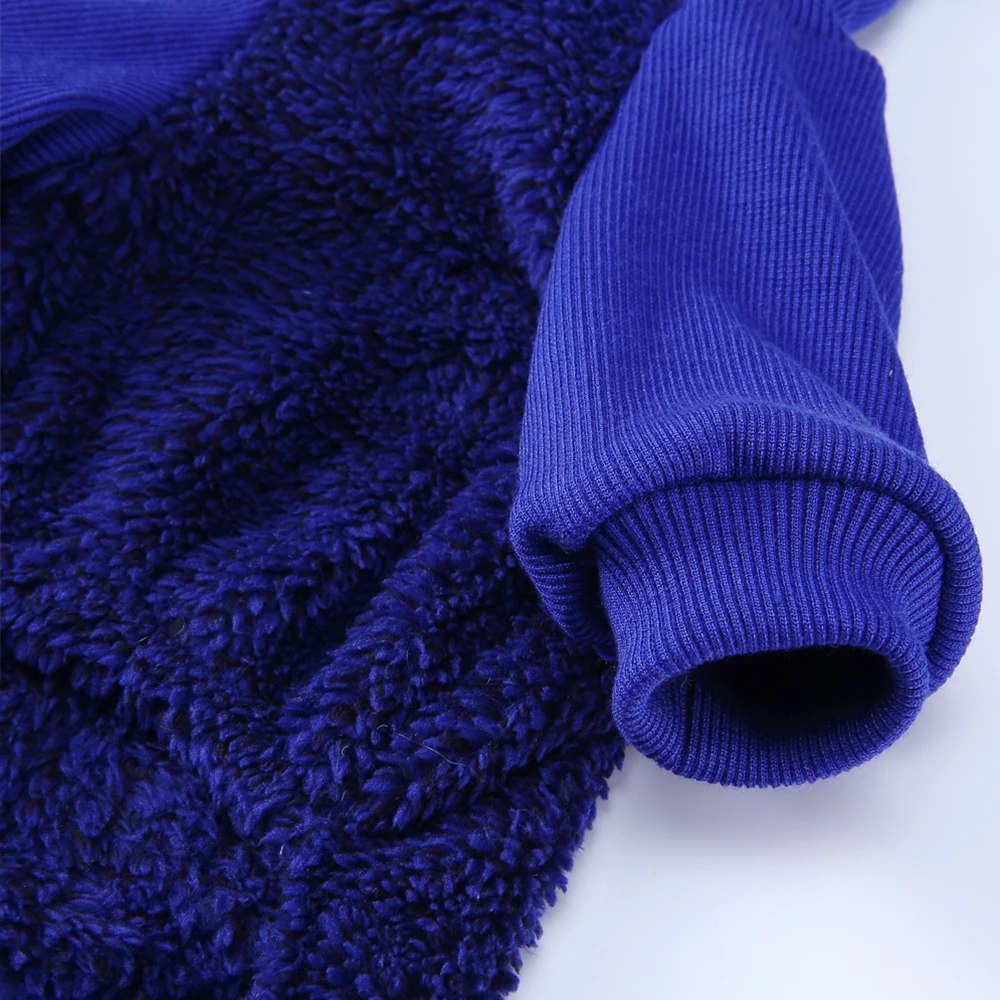 Warm Autumn and Winter Jumpsuit for Pet Dogs in Blue or Gray