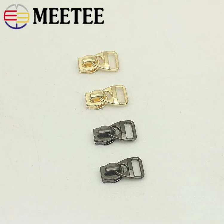 

5# Zipper Sliders For Nylon Zippers Wallet Purse Bag Zipper Head Zip Repair Kits DIY Garments Sewing Accessories Tailor Tools
