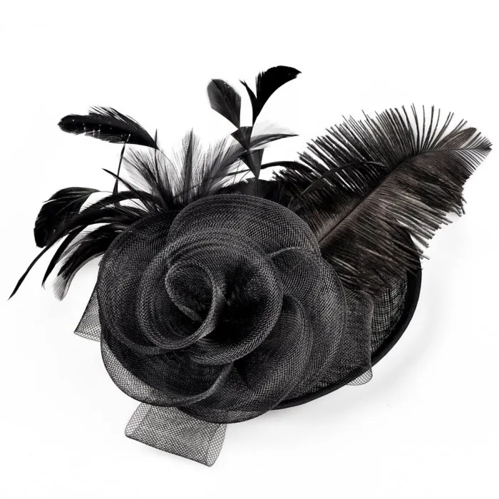 Модные женские шаровары Cambric Flower Feather винтажные женские Клубная Кепка свадебные аксессуары для волос JS26