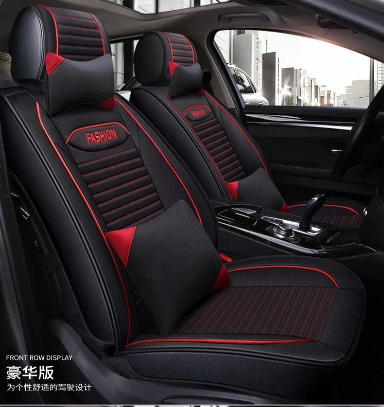 Полное покрытие льняное волокно авточехлы для сидений toyota avensis t25 t27 camry 40 50 55 70 c-hr chr corolla e150 cor
