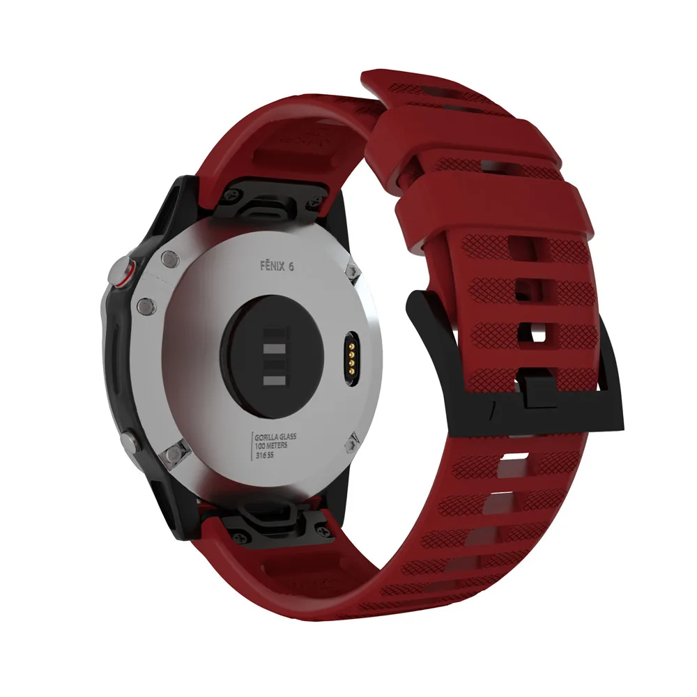 22 мм наручный ремешок с быстроразъемным сменным ремешком для Garmin Fenix 6 gps Смарт-часы легко подходят полосы ремень браслет ремешок для часов