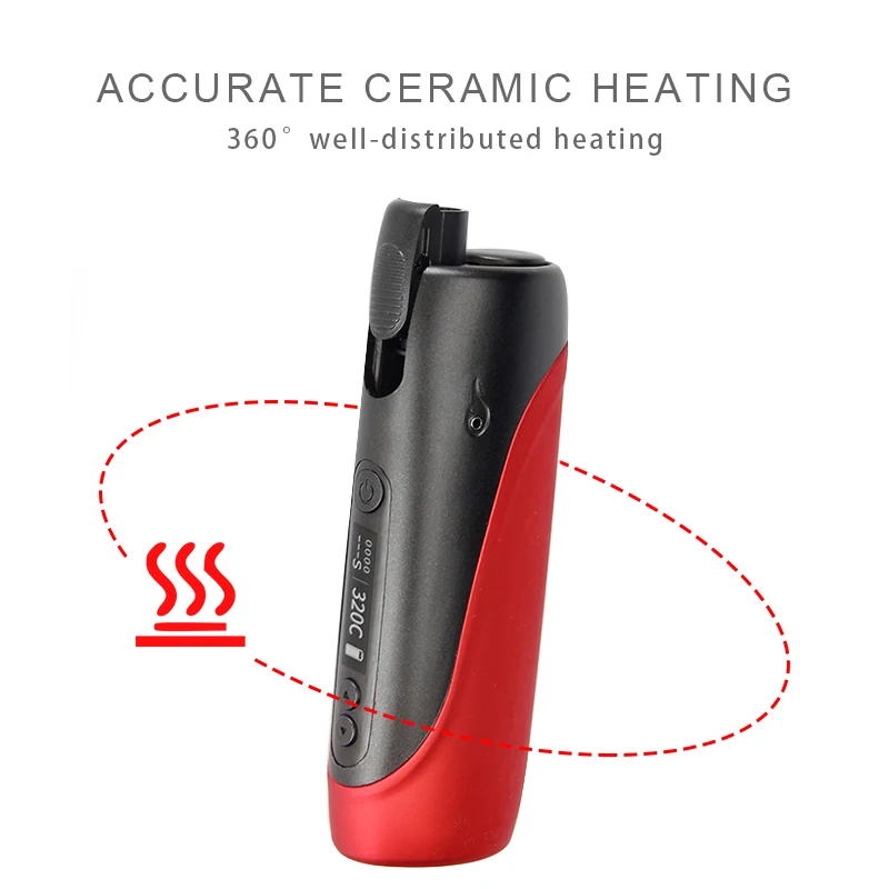  Pluscig P3 Electronic cigarette with 2150mAh baterry for heating Tobacco Dry cigarette 14 stage Bat