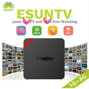 

1 Year IPTV included box T95N 6.0 Android TV Box Set top box media player Europe IPTV Spain Portugal tv Albania America IPTV
