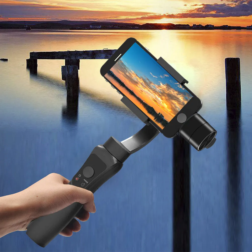  S5 Handheld Gimbal Stabilizer Portable For Action Camera Smartphone Digital Photography GV99