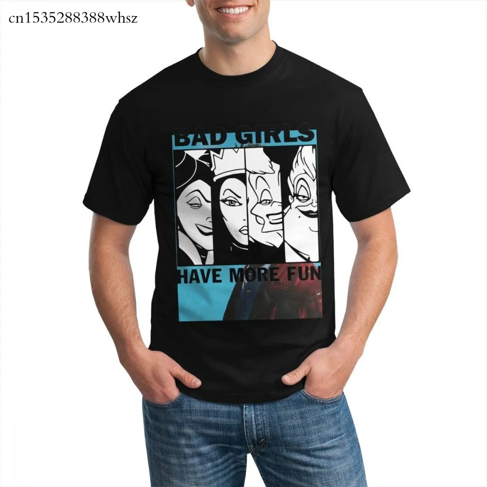 

Villains Bad Girls graphic t shirt for men 2020