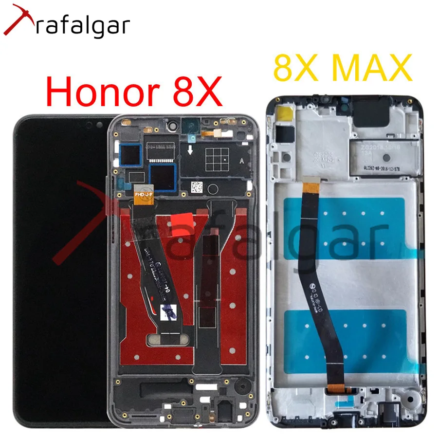 Трафальгар дисплей для HUAWEI Honor 8X ЖК JSN L21 L22 сенсорный экран MAX с рамкой заменить ARE
