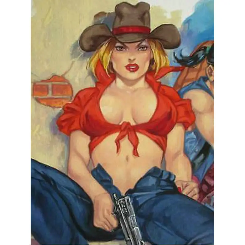 5D шитье художественные изделия Алмазная вышивка Cowgirl DIY алмазная живопись
