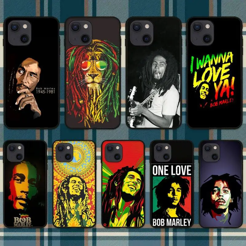 Чехол для телефона WCGEN B-Bob-Marleys iPhone 11 12 Mini 13 Pro XS Max X 8 7 6s Plus 5 SE XR | Мобильные телефоны и