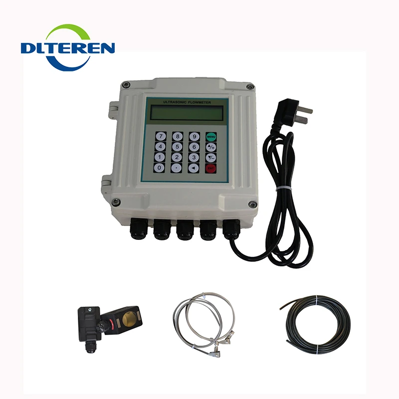 

DTI-200F1 Clamp-on Wall Mount LCD Display Ultrasonic Flowmeter with 4-20mA RS485 Modbus Output