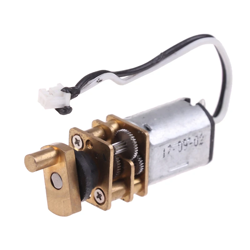 Strong Magnetic N20 Geared Motor with Copper Swing Arm, All Steel Gear Precision Fingerprint Lock Motor DC3V-6V, 30rpm- 60rpm
