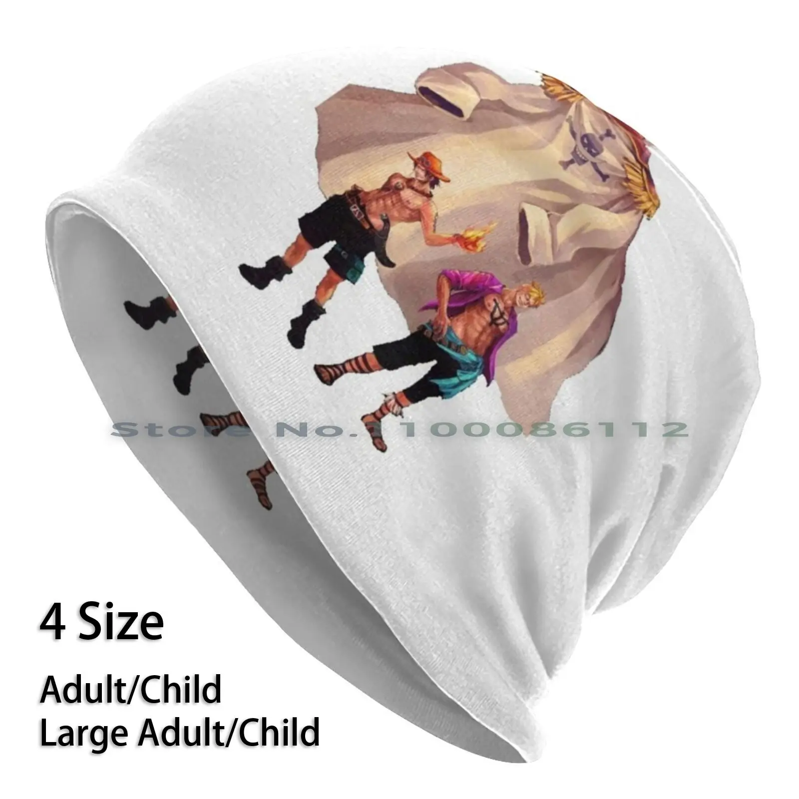 Team White Beard Berretti Knit Hat Rufy Nami Ussop Manga Saber Sanji Anime Fan Catch 3Bros Ace Sabo Grand Line Roronoa Zoro