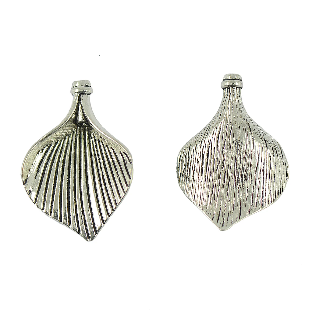 Lily Calla Flower Frame Cap Petal Charms Findings DIY Pendants Earrings Making Pack of 20Pcs