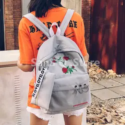 Рюкзак для женщин школьный рюкзак женский Harajuku Путешествия Водонепроницаемый Школьные сумки персонализированные холст студентов Mochila