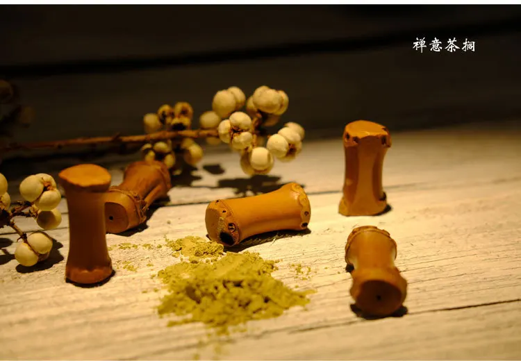 Японский стиль Matcha инструмент черная бамбуковая ложечка Порошковая ...