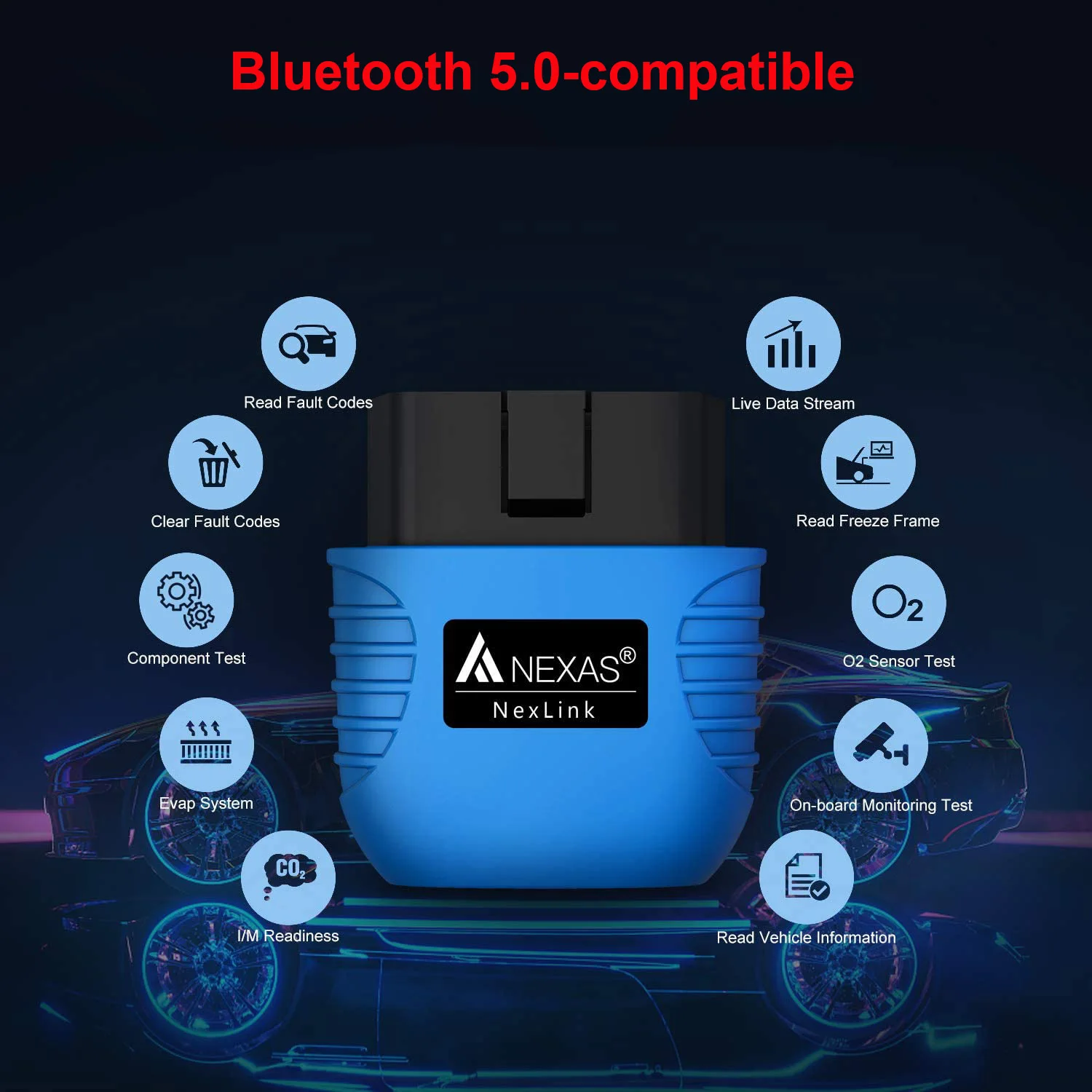 NEXAS NexLink OBD2 Scannner Engine Code Reader Automnotive Scanner IOS Android Windows Car Scan Tool | Автомобили и мотоциклы