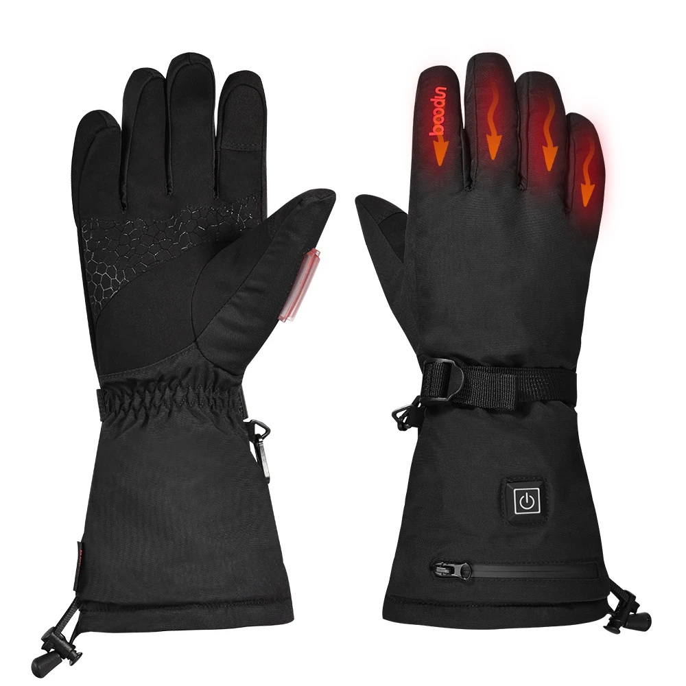 

Hot New Electric Heated Gloves with Rechargeable Battery Waterproof Thermal Gloves Winter Warmer Cycling Hiking Skiing Heating G