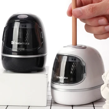 

Tenwin Stationery Professional Automatic Pencil Sharpener Electric Cute Mechanical Usb Battery For Kids Children School Supplies