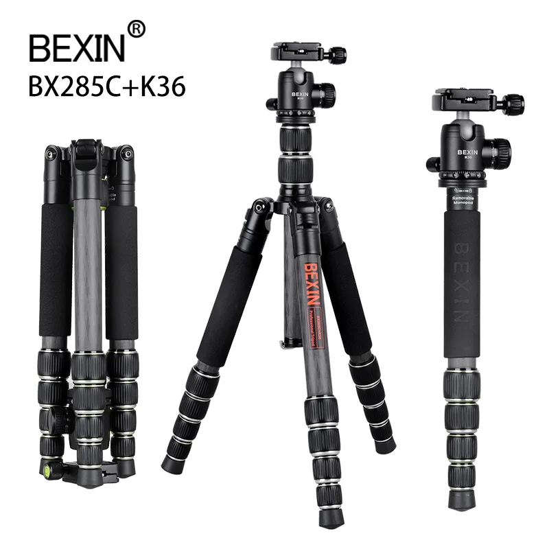 Camera Mount Adapter Tripod Monopod Travel Portable Carbon Friber With K36 Ball Head For DSLR Sony Nikon | Электроника