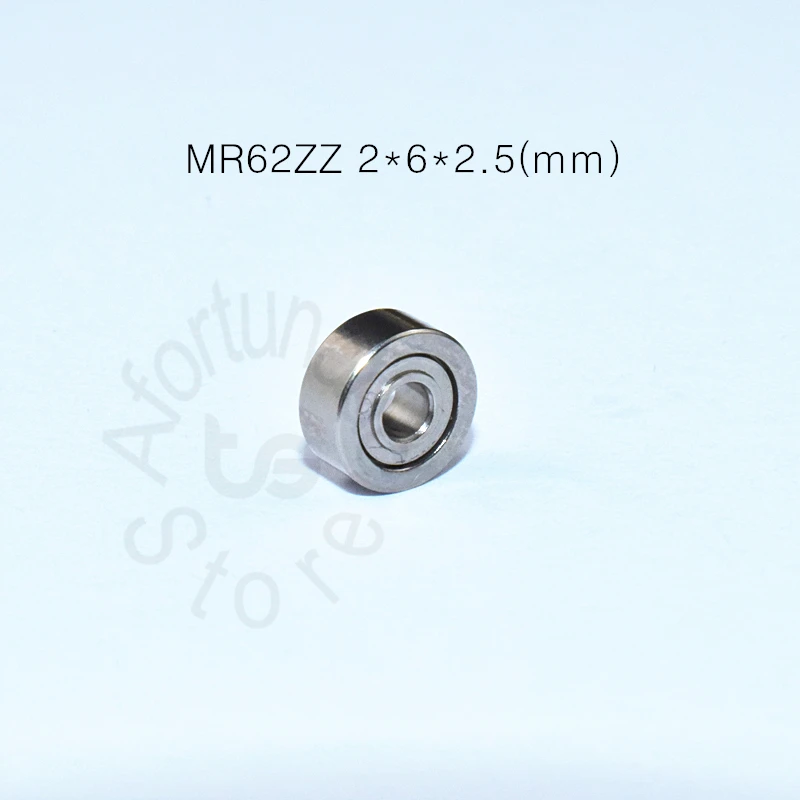 MR62ZZ 2*6*2,5 (мм) 10 штук подшипников ABEC-5 металла запечатанная миниатюра Мини подшипник MR62 MR62ZZ радиальный подшипник из хромированной стали