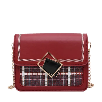 

fashion bags for women 2020 Square Plaid shoulder bag bolsos mujer crossbody bags for women luxury bag sac a main femme