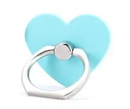 HeartBlue Универсальный 360 кольцо-держатель для пальца мобильный телефон подставка держатель Поддержка для IPhone Xiaomi huawei samsung LG htc Кролик кошка сердце - Цвет: HeartBlue