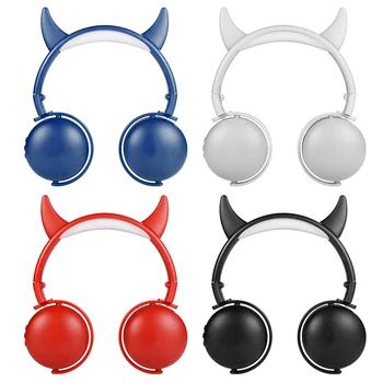 

Portable Bluetooth Headset Wireless Headphones Bluetooth 5.0 Stereo Bass With Microphone Music Earphones Children Kids Headsets