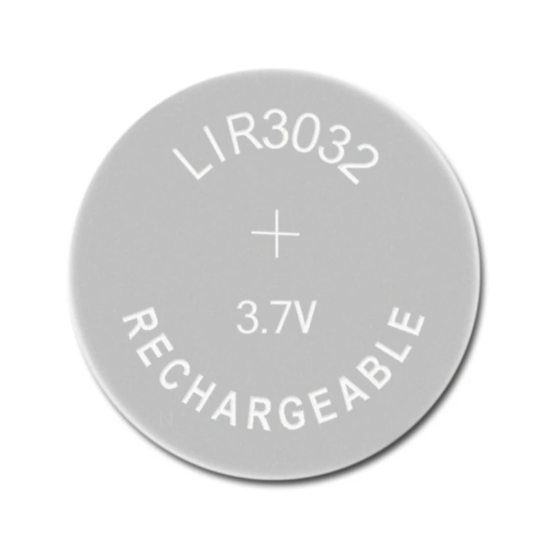 リチウムイオン充電式バッテリー Lir3032 3 7 V 1 個リチウムボタン内蔵コイン電池時計電池 Lir 3032 置き換え Cr3032 Button Cell Batteries Aliexpress