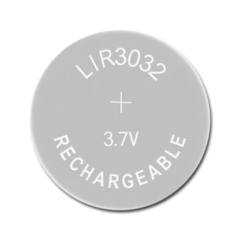 

Li-ion Rechargeable Battery LIR3032 3.7V 1 PCS Lithium Button Built-in Coin Cell Batteries Watch Cells LIR 3032 Replaces CR3032