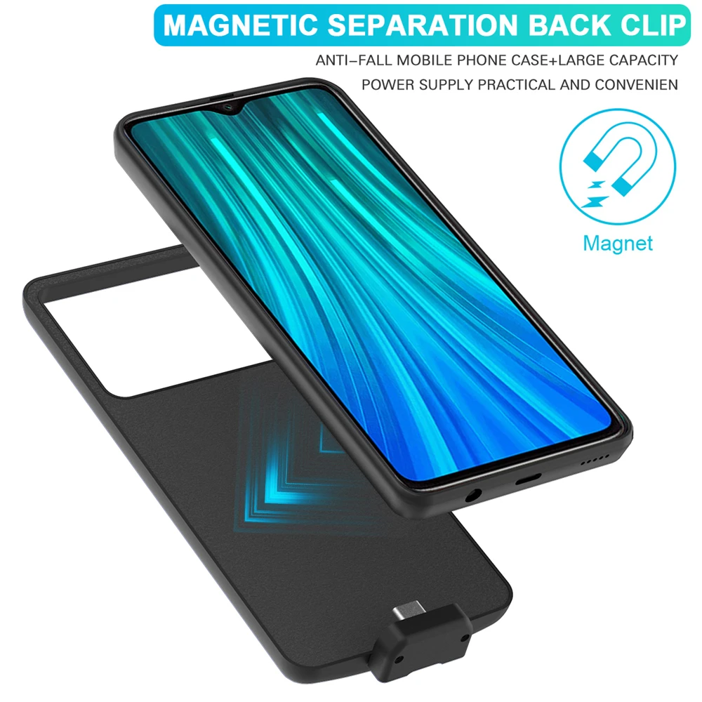 Чехол для портативного зарядного устройства NTSPACE 5000 мАч Xiaomi Redmi Note 8 Pro чехлы чехол