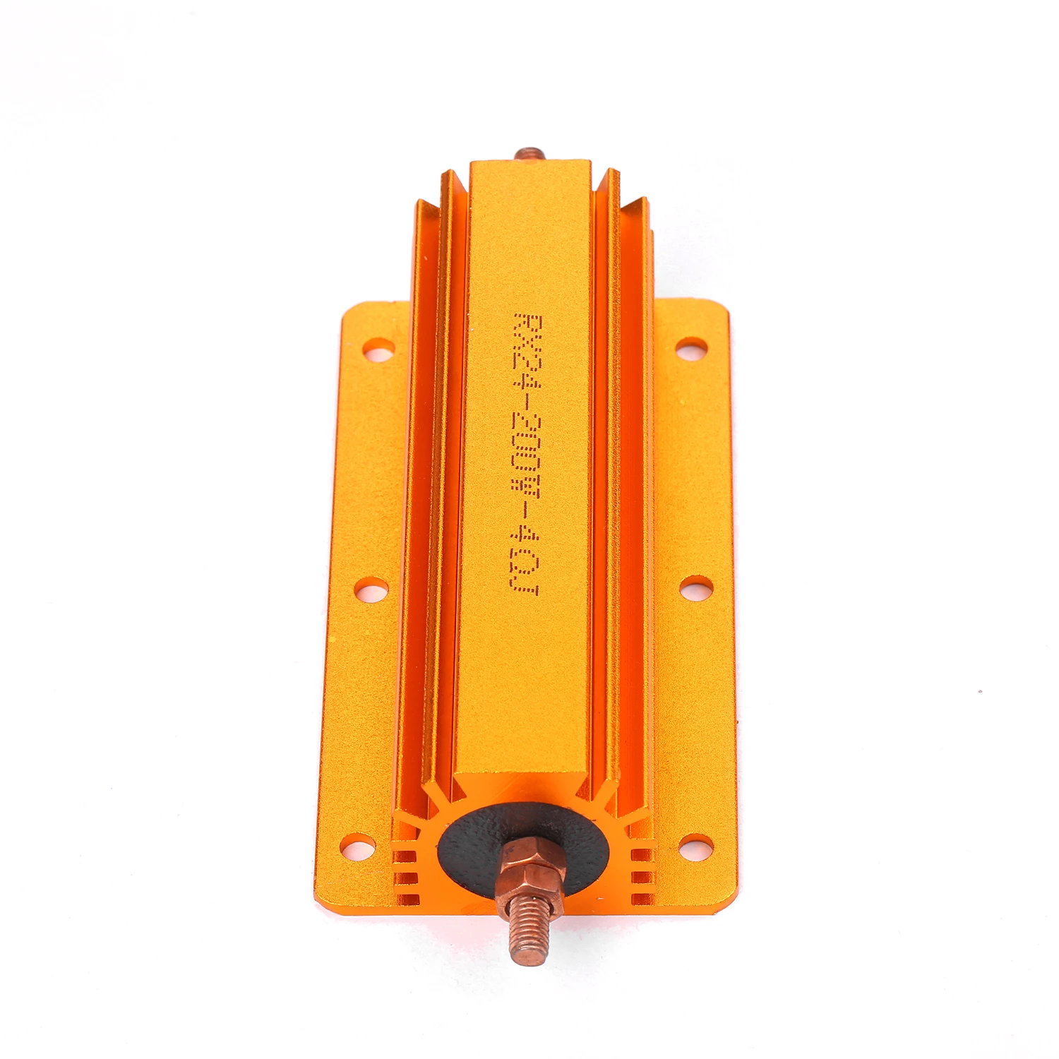 RX24 200 Вт 1ohm/2ohm/4ohm/8ohm/10ohm алюминиевый корпус сопротивление металлическая проволочная обмотка проволока обмотка резистор манекен дорога