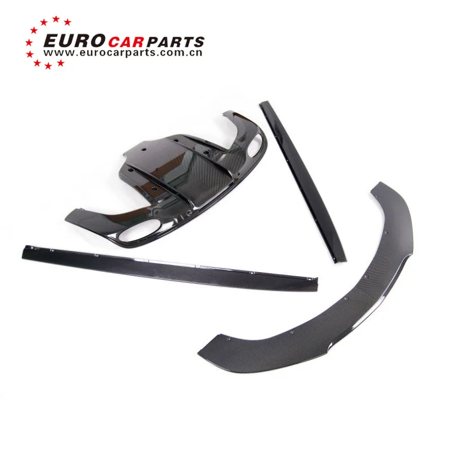 Benly GT V8 carbon finber Передние боковые юбки задний диффузор спойлер для до M Стиль 2012