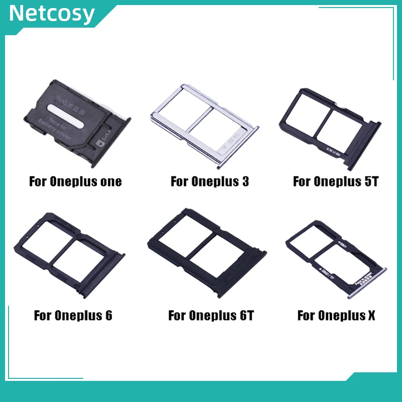 Sim карта Netcosy Сменные Запчасти для лотков держатель слота сим карты Oneplus 1 + A0001 2 A2005