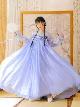

2020 chinese traditional fairy hanfu for women dress dresses dance costume hanfu clothing tang dynasty ancient costume
