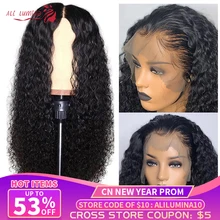 Cheap 13X4 Water Wave Lace Front Human Hair Wigs for Black Women PrePlucked With Baby Hair Lace Front Wig 180 Brazilian Remy Hair Wigs